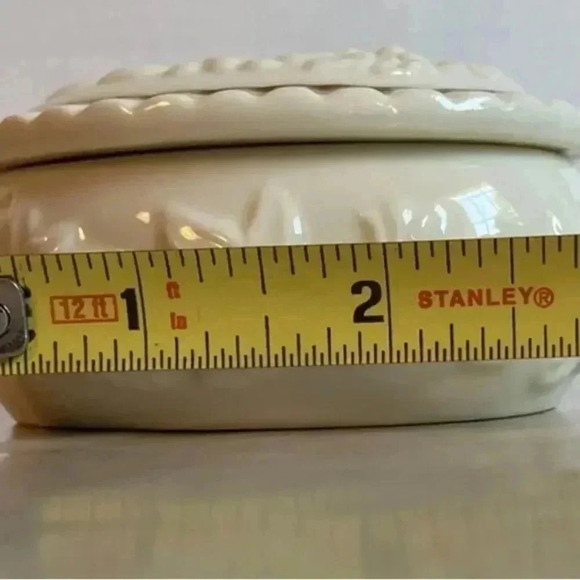 Lenox Oval Trinket Jewelry Box Trinket Container 2 Piece Set - Picture 11 of 11